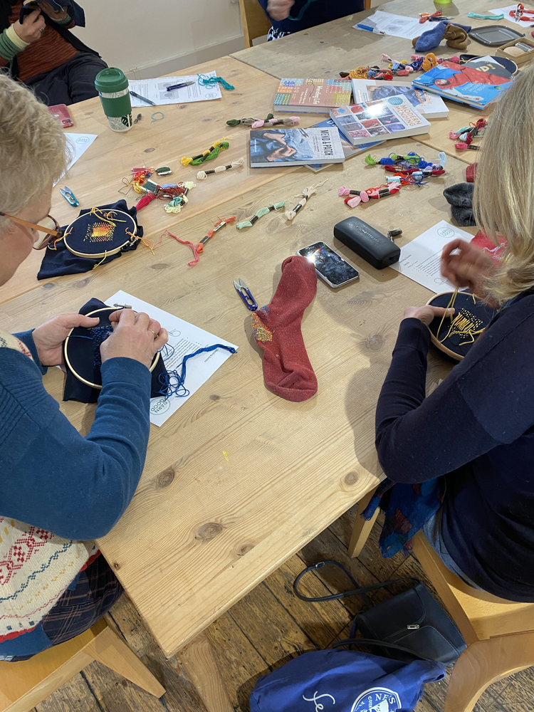 Honeyscribe: On the Mend – an Introduction to Visible Mending Workshop